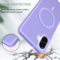 Étui de téléphone magnétique antichoc pour Samsung Galaxy A18 A17 A26 A16 4G A08 A07 A06 5G, coque arrière en PC translucide mat, pare-chocs en TPU