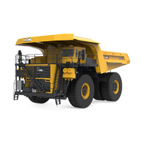 XDE240 pour Camion Benne Minier Électrique de 220 Tonnes, PLC, Moteur, Boîte de Vitesses, Roulement, Pompe, Moteur, Compartiment de Chargement de 148m, Engrenage 1865kW