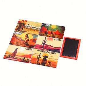 Good Quality Factory Directly Customized City Arizona USA Travel Souvenir Gift Design Tin <b>Fridge</b> Magnet - Product Image 6