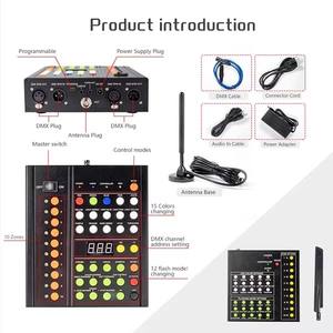 Pulsera de brillo LED personalizable con batería recargable Control remoto para eventos al aire libre - Product Image 5