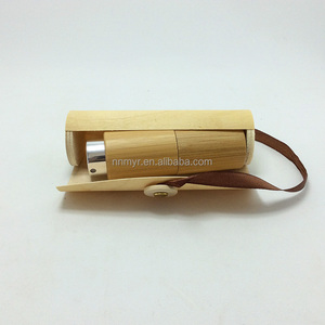 Atomiseur d'eau de maquillage rechargeable Portable nouvelles boîtes en bambou en <span class=keywords><strong>bois</strong></span> bouteille de vaporisateur de parfum en verre vide conteneur de voyage - Product Image 1