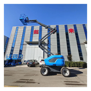 Nền tảng làm việc trên không towable khớp nối Boom Lift với DIESEL điện pin điện để bán - Product Image 2