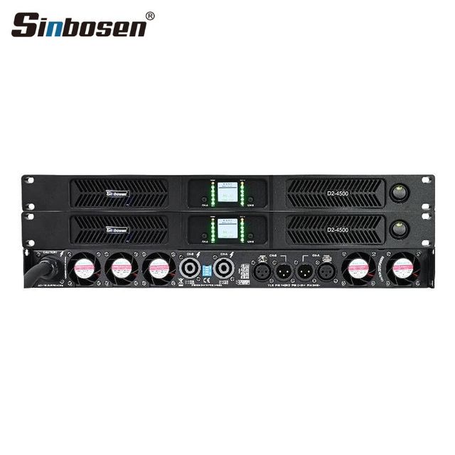 4500W Stereo Audio 2 Channel Professional Audio Mixer  Sound System Audio Amplifier