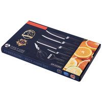 Top vendeur 6pcs ensemble de couteaux de cuisine multifonctionnels en acier inoxydable comprenant un éplucheur et un ensemble de couteaux