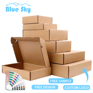 Cajas de avión de papel Kraft personalizadas: ecológicas, resistentes, con logotipo impreso para embalaje, regalos y promociones - Product Image 2