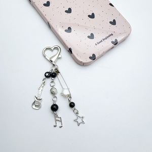 Luoyan <strong>Fashion</strong> Metal Heart Butterfly Phone <strong>Charm</strong> Stylish Bag <strong>Pendant</strong> Cute Strawberry <strong>Bowknot</strong> Keyring Holder Wallet Accessories - Product Image 3