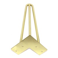 Table de salle à manger, de café ou de repas moderne avec pieds en acier chromé doré, plateau rond en verre, style Hairpin, en métal rose pour table