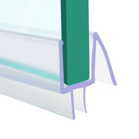 Joint d'étanchéité en caoutchouc PVC pour porte de douche, personnalisé, en verre, dénudage de climatisation, en plastique, pliable, étanche