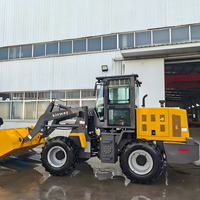 Jingcheng Terlaris JC1600 1 ton dengan Mesin Epa4/ Euro5, Bucket Depan Kapasitas 0.7m, 20km/jam, Mini Wheel Loader Kompak