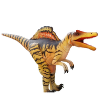 Costume de dinosaure Spinosaurus réaliste et personnalisé pour parc d'aventure, avec structure métallique, léger, pour usage intérieur/extérieur, pour adultes et écoles