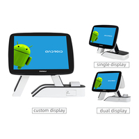 ZHONGJI Ordinateur électronique Tout-en-un 15 pouces Table tactile Caisses enregistreuses Android Système de point de vente pour supermarché