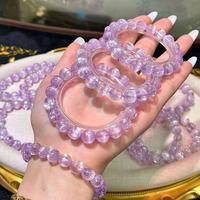 Gelang Manik Kunzite Afghanistan Alami Berkualitas Tinggi untuk Hadiah, Kristal Kunzite Cat Eye Olahan Berkualitas Terbaik Grosir
