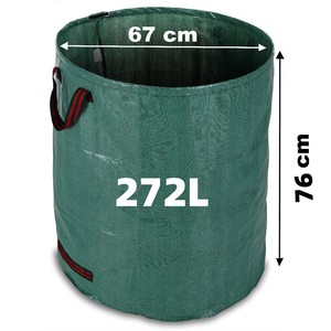 Sac à déchets de <span class=keywords><strong>jardin</strong></span> moderne en PP réutilisable 500L, collecteur de <span class=keywords><strong>feuilles</strong></span> robuste pour la collecte des <span class=keywords><strong>feuilles</strong></span> - Product Image 5