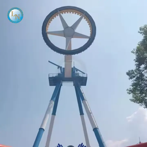 Équipement d'attraction pour parc d'attractions 8/16/24/30 sièges Frisbee Hammer Spinning Mini Pendulum Rides à vendre - Product Image 4