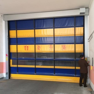 Porta Automatica a Chiusura Rapida per Magazzino, in PVC, Costruzione in Acciaio, Apertura a Rullo, Design Moderno, Porta Personalizzata - Product Image 5