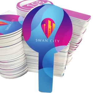 <span class=keywords><strong>ป้าย</strong></span>ไม้ประมูลรูปวงรีทำจากพลาสติก - Product Image 4