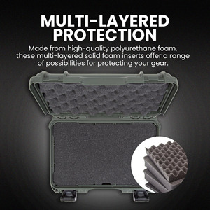 Muestra gratis al por mayor caja de herramientas de plástico impermeable personalizada para todo tipo de clima caja táctica equipo estuche rígido con espuma personalizada - Product Image 3