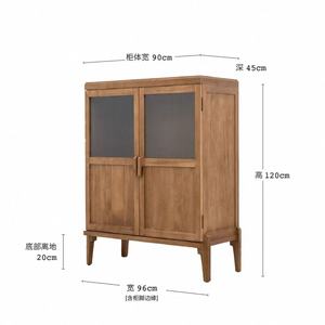 Mueble de Madera Natural para Sala de Estar, Minimalista, Ahorra Espacio, para Apartamento - Product Image 6