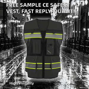 Chaleco de Seguridad Vial de Poliéster con Logotipo Personalizado, Calidad de Fábrica con 26 Años de Experiencia, Certificación CE ANSI EN 20471 CLASE 2 - Product Image 2