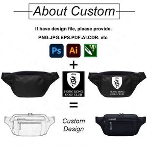 Riñonera de Nylon al por Mayor con Logotipo Personalizado, Riñonera Impermeable a la Moda con Cinturón Ajustable y Cremallera, Bolsa Casual para Viajes y Deportes - Product Image 5
