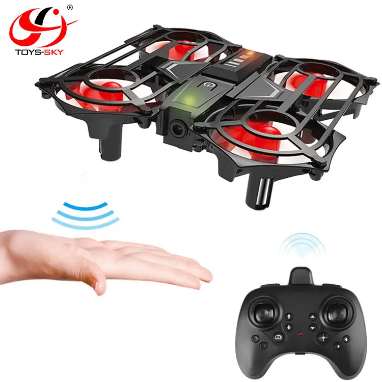 Mini Drone à induction interactif 2.4G 6 axes RC Quadcopter avion fixe 3D Flip Mode sans tête hélicoptère RC pour enfants