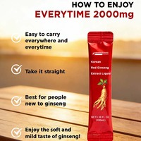 Bâtonnets de miel au ginseng de haute qualité, extrait de Poria et de Rehmannia, stimulant d'énergie naturel, supplément à base de ginseng rouge coréen
