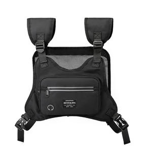 Multi-Functional Marathon <b>Tactical</b> Trail Running <b>Vest</b> Bag Jogging Trendy Nighttime Sports Cycling Running Chest Bag - Product Image 1