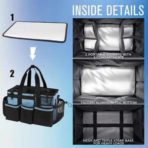 Muestra Gratuita, Bolsa de Herramientas de Gran Capacidad Personalizada para Detallado de Automóviles, Bolsa para Kit de Lavado de Autos, Bolsa para Limpieza de Autos - Product Image 3