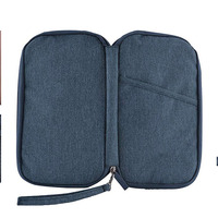 Porte-passeport personnalisé de luxe pour documents de voyage