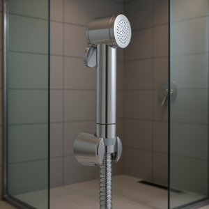 Ensemble de douche Paloma avec support et flexible de 125 cm chromé - Product Image 3