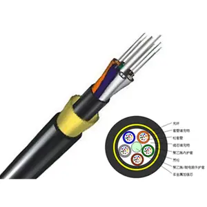 FCJ supplier outdoor G652d span 500 aerial 96-wire fiber optic adss cable optical cabl 48wire trunk fiber optic cable adss