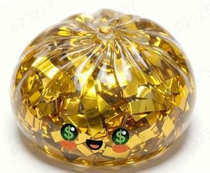 Wholesale Squishy Toy <b>Clear</b> Blue <b>Jelly</b> Squeeze Ball with Dolphin Shell Fidget Toy for Kids Gifts - Product Image 6