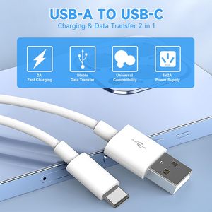 Cable USB para cargar el teléfono, cable para carga tipo C, cable micro USB para cargador de teléfono. - Product Image 6