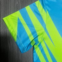 Impression personnalisée à séchage rapide de faible poids double face Marathon Shirt Polyester Sport Club Fitness Jersey Sublimation T Shirt