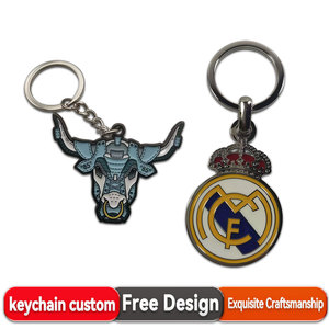 Giá rẻ Tùy chỉnh hình Silicone 2D 3D Key chủ cá nhân logo mềm PVC cao su Keychain dễ thương - Product Image 2