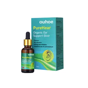 OUHOE Organic Vitamin Ear Protector Relieves Tinnitus and Ear Back Discomfort Cleaning Earwax Health Care Drops