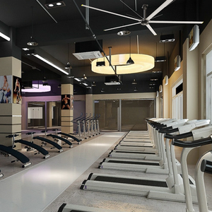 Ventilador Comercial Grande de la FAN de IP65 CE HVLS usado en gimnasio con vida de servicio larga - Product Image 3