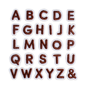 Tùy chỉnh đầy màu sắc kỹ thuật số các bản vá lỗi thêu hat các bản vá lỗi sắt cho thể thao thêu Chenille Stick-on Thư Các Bản vá lỗi - Product Image 4