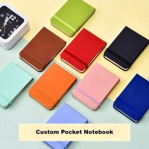 Cheap Custom Pocket <b>A7</b> <b>Notebooks</b> Jotters Planners Memo Pads With Imprinted Logo for Promotions - Product Image 2