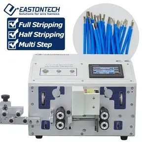 EW-01A High Precision Fully Automatic 0.1-6mm2 Cable Wire Cutting And Stripping Machine