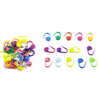 Cross-Border 120 pcs/Box Mixte Coloré Tricoté Marqueurs Crochet Clips En Plastique Marqueur Boucle Position Aiguille Petites Épingles À Coudre