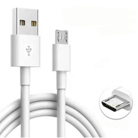 Kabel Cantell USB Micro Type-C 1 Meter 2A Pengisian Cepat Kabel Data dengan Konduktor Tembaga Murni untuk Komputer & Printer