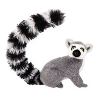 Peluche de lémur à queue annelée réaliste, jouet animal de la forêt personnalisé, différents styles, singe en peluche réaliste