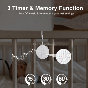 Altoparlante Wireless portatile bambino che dorme macchina del suono del rumore bianco con il rilevatore di pianto del bambino e Timer - Product Image 4
