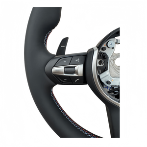 Volant sport en cuir microfibre pour <span class=keywords><strong>BMW</strong></span> Série E Série <span class=keywords><strong>X</strong></span> - Accessoire de rechange professionnel - Product Image 3
