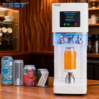 Machine de scellage de canettes FEST : Fabricant spécialisé dans le contrôle qualité pour les canettes de bubble tea