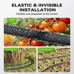 STYDDI Gummi-Bewässerungsschlauch 1/2 Zoll x 50 Fuß, Hochleistungs-Wasserschlauch für Garten, Gemüsebeete, Rasen & Pflanzen - Product Image 3