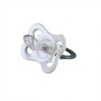 Sucette pour bébé en silicone de qualité alimentaire, sans BPA, écologique, durable, souple, motif de dessin animé, débit variable, nouveau-né 0-12 mois