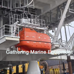 Bateau de sauvetage entièrement fermé de 5 m pour 25 personnes, en PRF et fibre de verre ignifuge, version équipement marin - Product Image 3