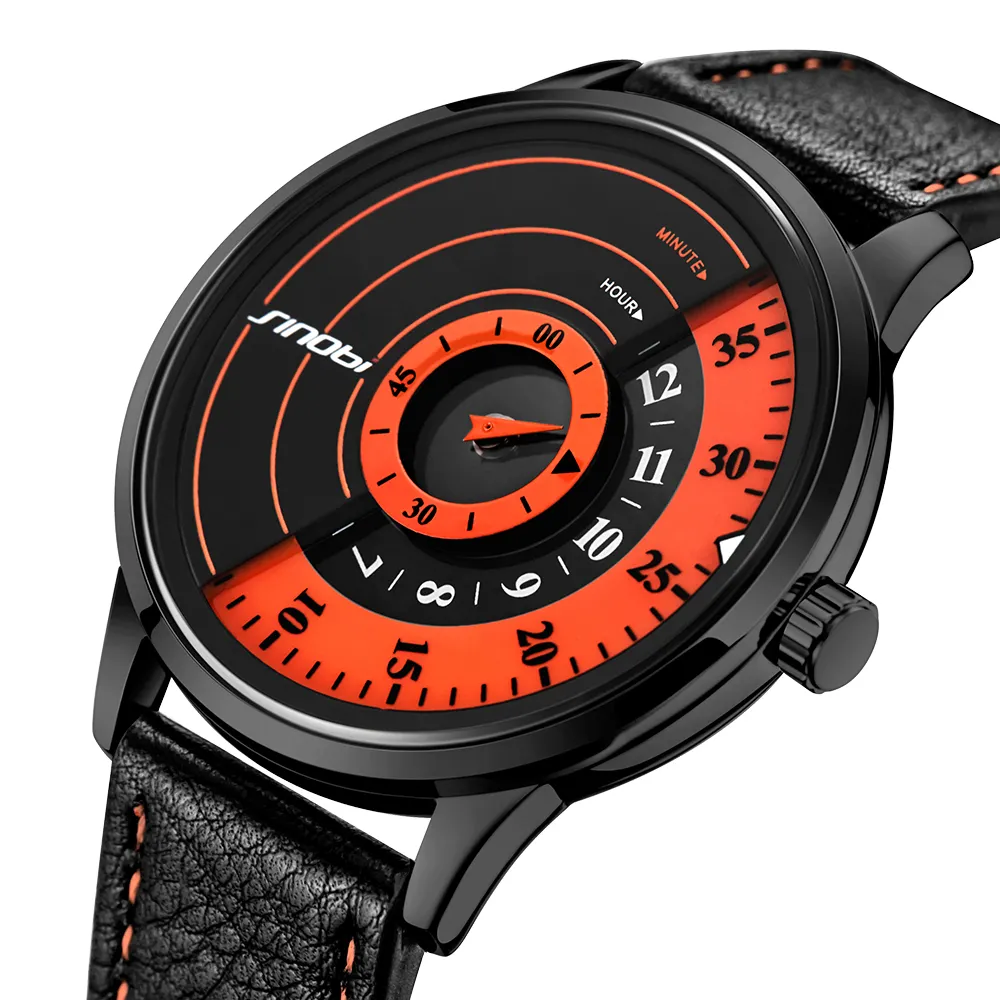 Creative Men Quartz Watch 3ATM waterproof watch custom supplier Unique Original Design brand wrist watches for men